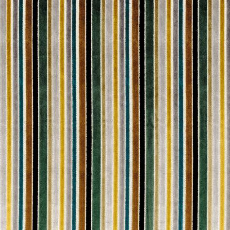 Casamance  Paddington Fabrics Georges Fabric - Vert Multico - 48580421