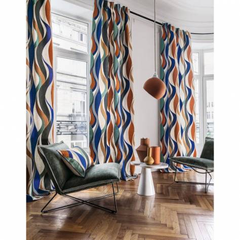 Casamance  Ritournelle Fabrics Dual Fabric - Terre De Sienne - 48250884