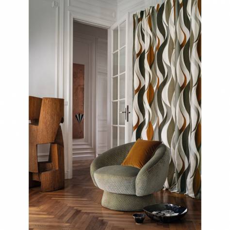 Casamance  Ritournelle Fabrics Abstraction Fabric - Celadon - 48430264 - Image 4