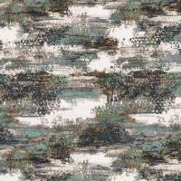 Abstraction Fabric - Celadon