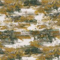 Abstraction Fabric - Olive