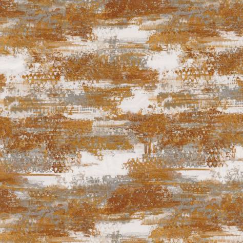 Casamance  Ritournelle Fabrics Abstraction Fabric - Terre De Sienne - 48430472