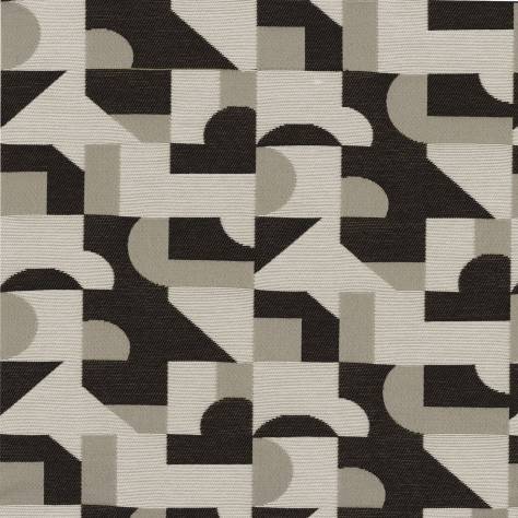 Casamance  Triode 2 Fabrics Derivee Fabric - Gris Cendre - 48470156