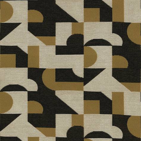 Casamance  Triode 2 Fabrics Derivee Fabric - Jaune Or - 48470532 - Image 1