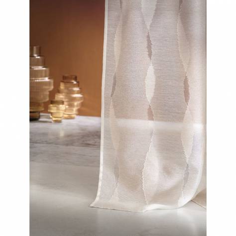 Casamance  Ukiyo Fabrics Aso Fabric - Neige Poudree - 48180116