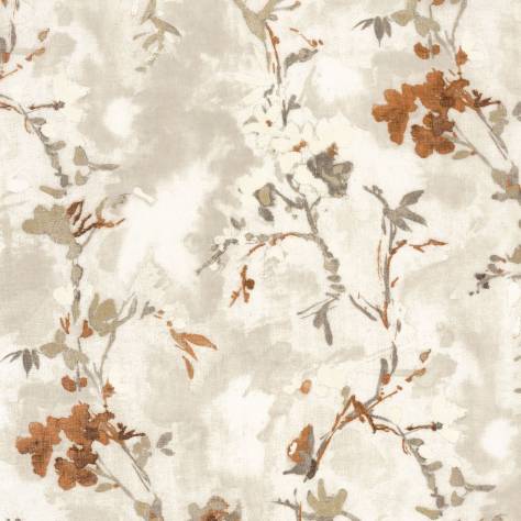 Casamance  Ukiyo Fabrics Cerisiers Fabric - Mordore - 48190148