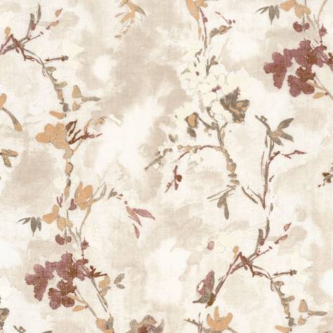 Casamance  Ukiyo Fabrics Cerisiers Fabric - Hortensia - 48190267