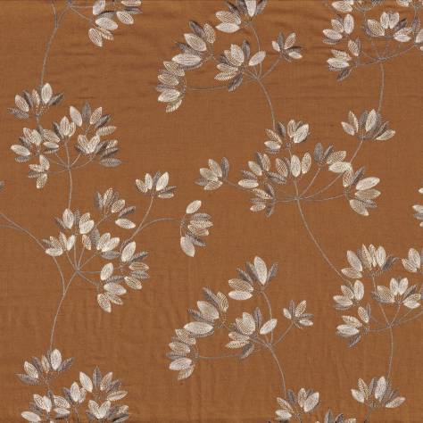 Casamance  Ukiyo Fabrics Nandina Fabric - Sepia - 48210363 - Image 1