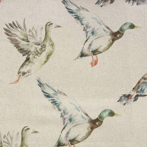 Voyage Maison Country Book 3 Fabrics Flying Ducks Fabric - Linen - FLYINGBDUKSLINEN