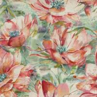 Dusky Blooms Fabric - Russet