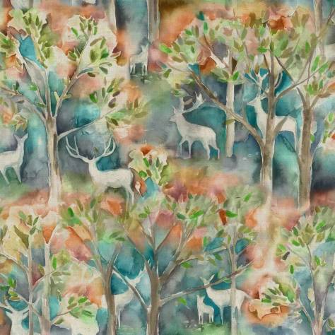 Voyage Maison Country Impressions Fabrics Seneca Forest Fabric - Autumn - SENECAFORESTAUTUMN