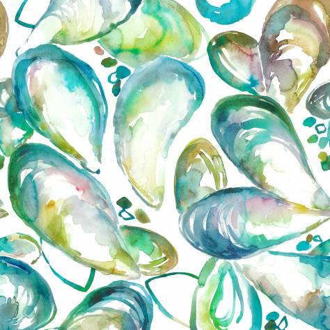 Voyage Maison Riviera Fabrics Mussel Shells Fabric - Kelpie - MUSSELSHELLSKELPIE - Image 1