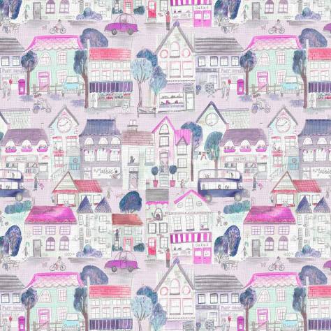 Voyage Maison Imaginations Fabrics Village Streets Fabric - Blossom - VILLAGESTREETSBLOSSOM