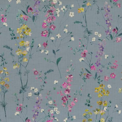 Voyage Maison Florabunda Fabrics Briella Fabric - Bluebell Linen - BRIELLA-1252 - Image 1