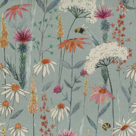 Voyage Maison Florabunda Fabrics Hermione Fabric - Cornflower - HERMIONE-967 - Image 1