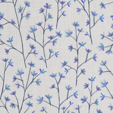 Voyage Maison Florabunda Fabrics Ophelia Fabric - Bluebell - OPHELIA-1252