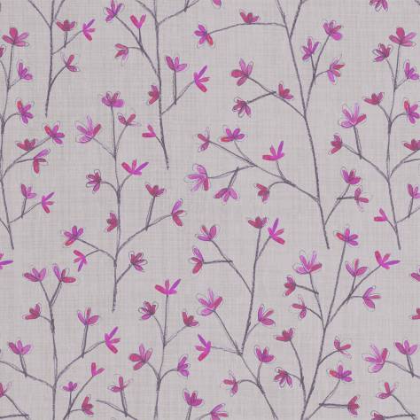 Voyage Maison Florabunda Fabrics Ophelia Fabric - Heather - OPHELIA-239