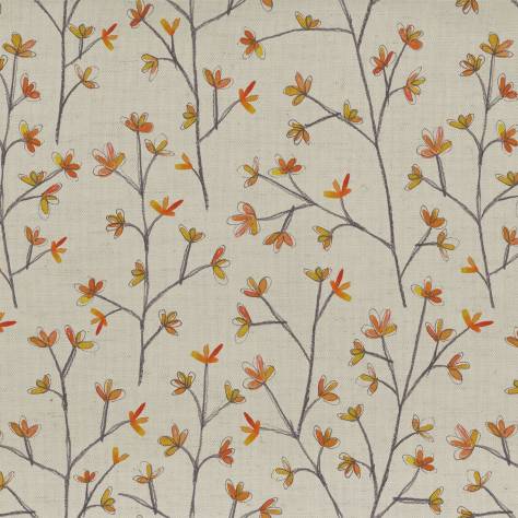 Voyage Maison Florabunda Fabrics Ophelia Fabric - Russet Linen - OPHELIA-252 - Image 1