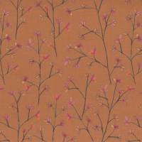 Ophelia Fabric - Coral Linen