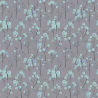 Ichiyo Blossom Fabric - Aqua