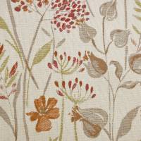 Flora Fabric - Cream/Russet