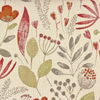 Winslow Fabric - Cream/Russet