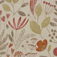 Winslow Fabric - Linen/Russet