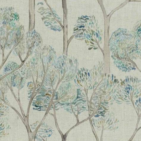 Voyage Maison Kyoto Gardens Fabrics Nippon Fabric - Linen Emerald - NIPPON-LINEN-EMERALD - Image 1