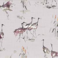Cranes Fabric - Tourmaline