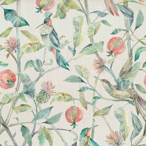 Voyage Maison Tiverton Fabrics Colyford Fabric - Pomegranate - COLYFORD-POMEGRANATE - Image 1