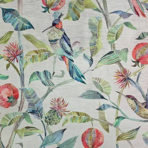Voyage Maison Tiverton Fabrics Colyford Velvet Fabric - Strawberry - COLYFORD-VELVET-STRAWBERRY - Image 1