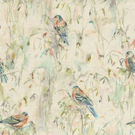 Voyage Maison Wilderness Fabrics Chaffinch Fabric - Linen - Chaffinch-Linen
