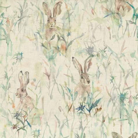 Voyage Maison Wilderness Fabrics Jack Rabbit Fabric - Linen - Jack-Rabbit-Linen