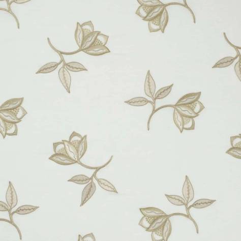 OUTLET SALES All Fabric Categories James Hare Persian Flower - Ivory Fabric - 31525/01 - Image 1