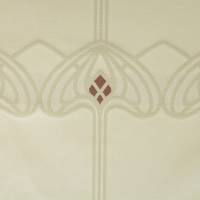 Artglass Fabric - Parchment/Chocolate
