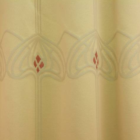 OUTLET SALES All Fabric Categories Artglass Fabric - Gold/Terracotta - ART002 - Image 2