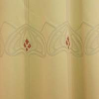 Artglass Fabric - Gold/Terracotta