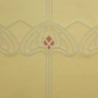 Artglass Fabric - Gold/Terracotta