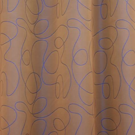 OUTLET SALES All Fabric Categories Aston Fabric - Fawn/Blue - ASH002 - Image 1