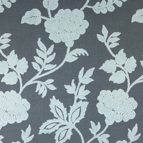 OUTLET SALES All Fabric Categories Bilbao Arabesque Fabric - Fleur/Noir - BIL001 - Image 1