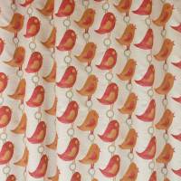 Bill Beaumont Chirpy Fabric - Cherry