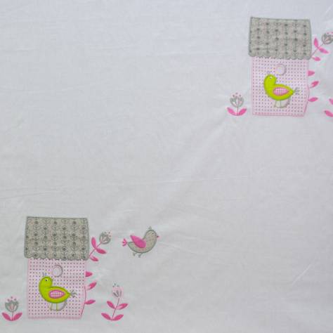 OUTLET SALES All Fabric Categories Birdhouse Fabric - Grey - BIR002 - Image 1