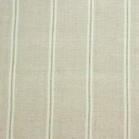 James Hare Burn Stripe Fabric - Green/Sand