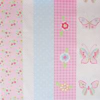Butterfly Fabric - Pink