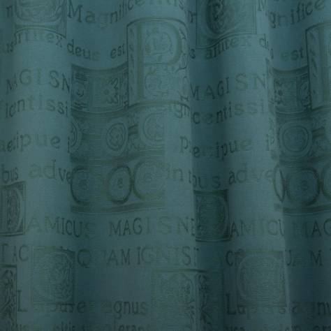 OUTLET SALES All Fabric Categories Caligraphy Fabric - Green - CAL005 - Image 2
