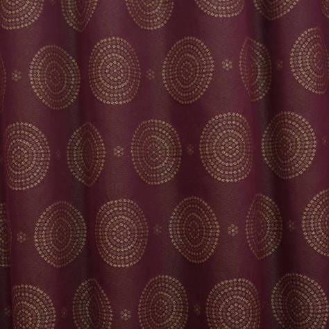 OUTLET SALES All Fabric Categories Circles Fabric - Burgundy - CIR002 - Image 1