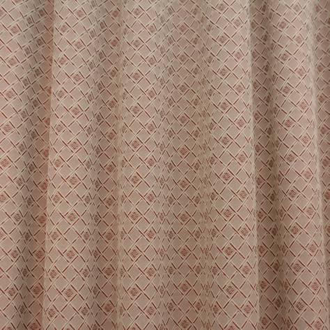 OUTLET SALES All Fabric Categories Eccleston FR Fabric - Claret / Beige - ECC009 - Image 2