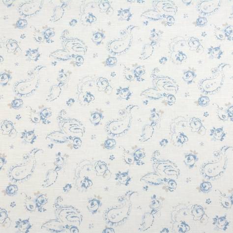 OUTLET SALES All Fabric Categories Evelina Fabric - Wedgewood - EVE003