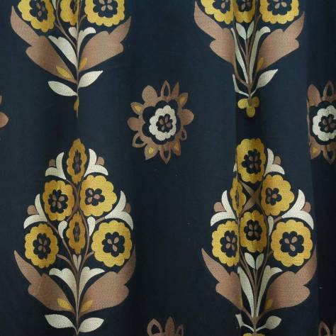 OUTLET SALES All Fabric Categories Harlequin Floral Memi Fabric - Black - MEMI001 - Image 2