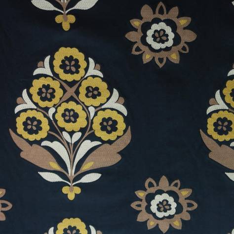 OUTLET SALES All Fabric Categories Harlequin Floral Memi Fabric - Black - MEMI001 - Image 1